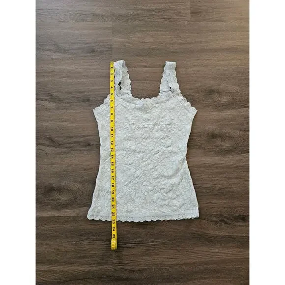Hanky Panky Women's Light Blue Signature Lace® Classic Cami Size Medium - Picture 8 of 8